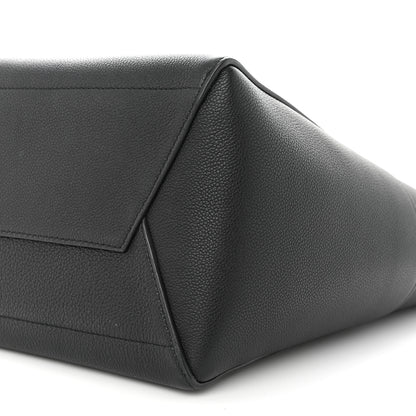 Celine Soft Grained Calfskin Sangle Bucket Bag Black 10 of 11