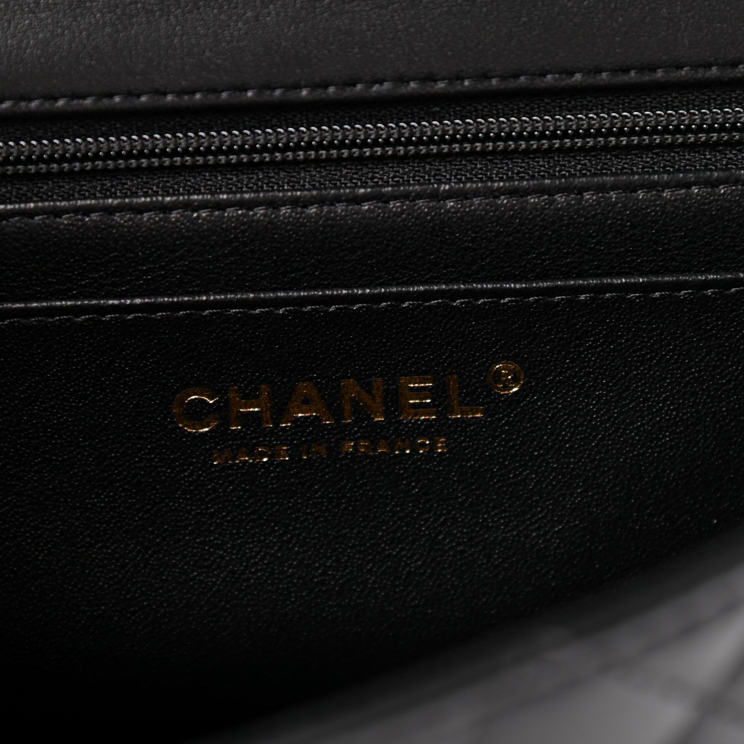 Chanel Lambskin Quilted Mini Top Handle Rectangular Flap Black 6 of 11