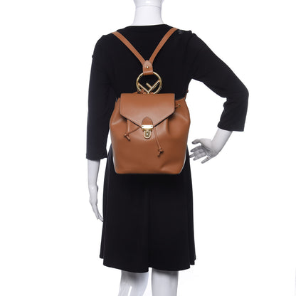 Fendi Vitello Cruise F is Fendi Drawstring Backpack Nocciola 2 of 9