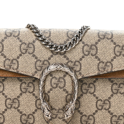 Gucci GG Supreme Monogram Super Mini Dionysus Shoulder Bag Taupe 13 of 19