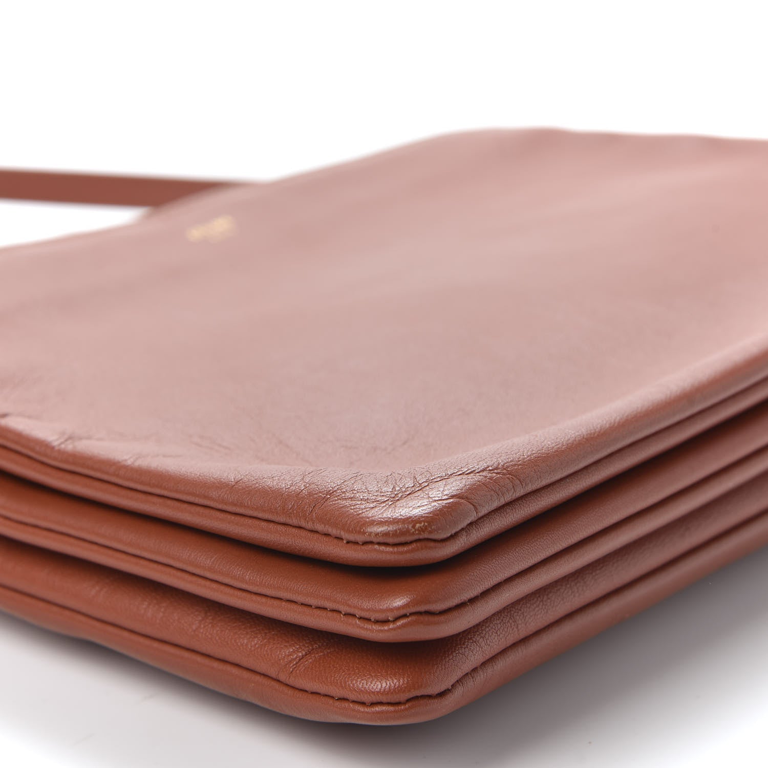 Celine Lambskin Large Trio Crossbody Bag Brick 5 of 8