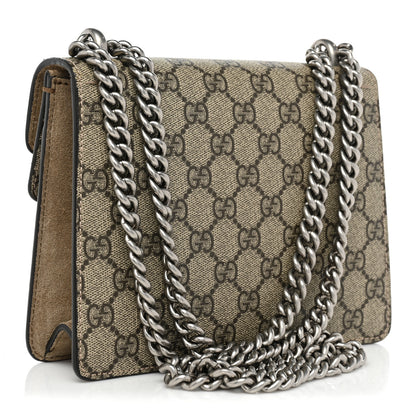 Gucci GG Supreme Monogram Mini Dionysus Shoulder Bag Taupe 3 of 8