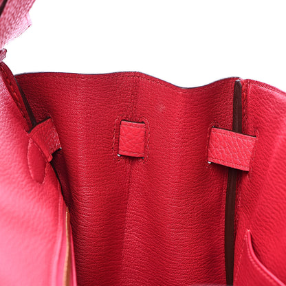 Hermes Taurillon Clemence Birkin 30 Rose Extreme 17 of 29