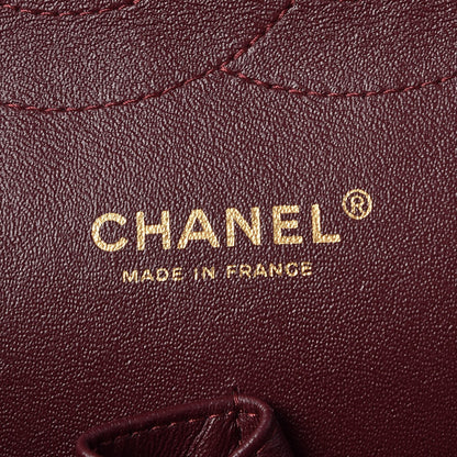 Chanel Lambskin Quilted Jumbo Double Flap Black 6 of 7