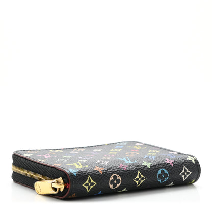 Louis Vuitton Monogram Multicolor Zippy Coin Purse Black Grenade 4 of 6