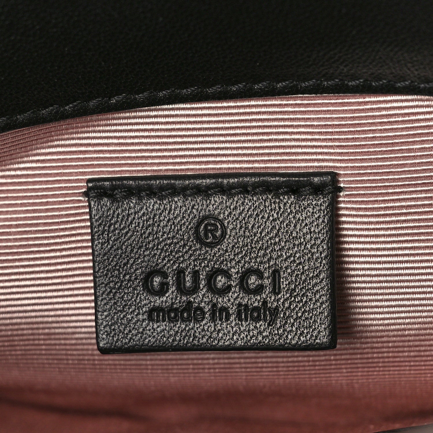 Gucci Lambskin Small Linea Matisse Top Handle Bag Black 6 of 9