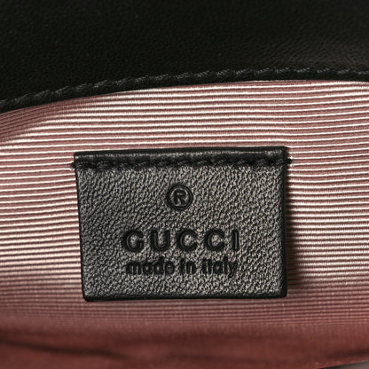 Gucci Lambskin Small Linea Matisse Top Handle Bag Black 6 of 9