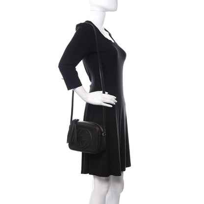 Gucci Pebbled Calfskin Small Soho Disco Bag Black 2 of 10