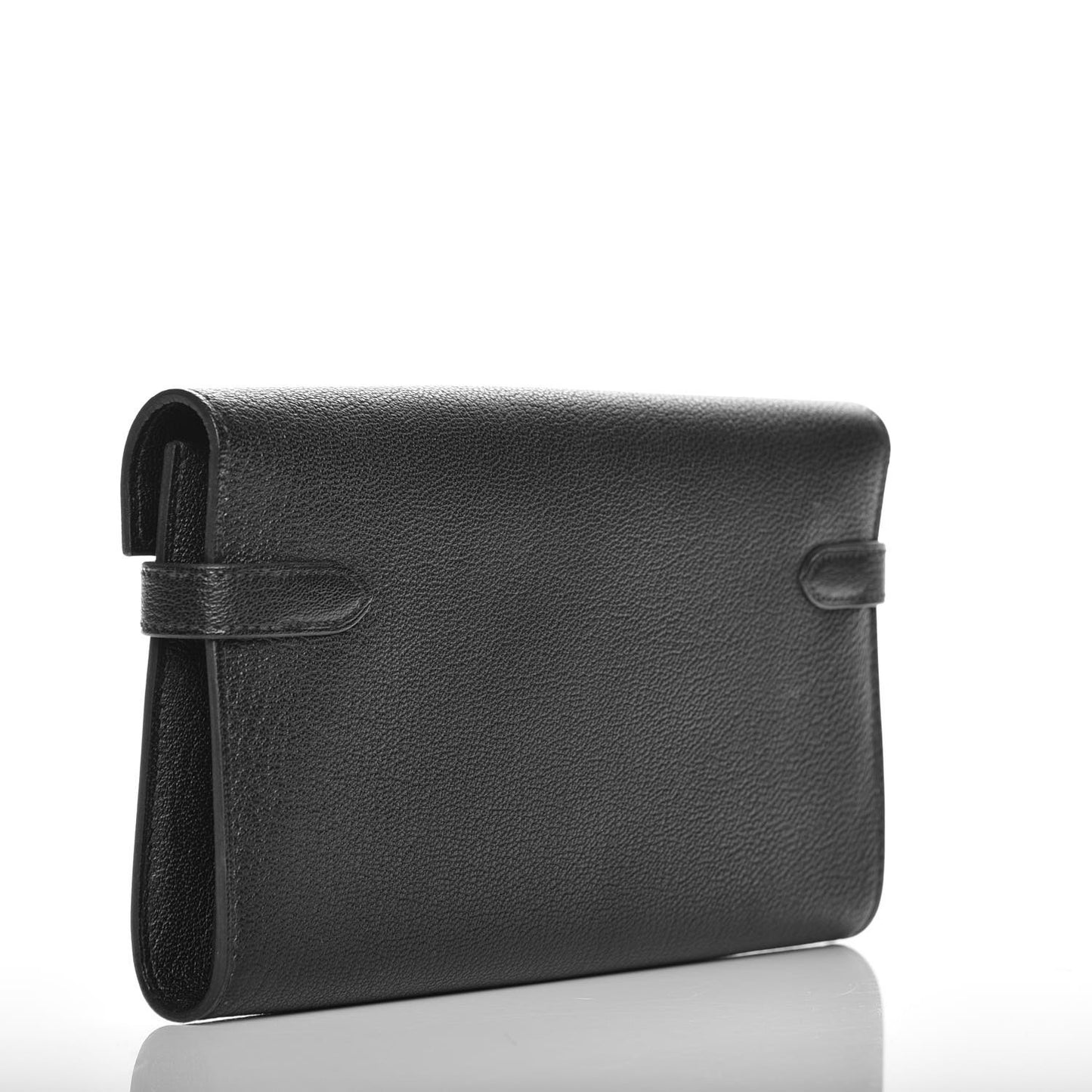 Chevre Mysore Kelly Longue Wallet Black