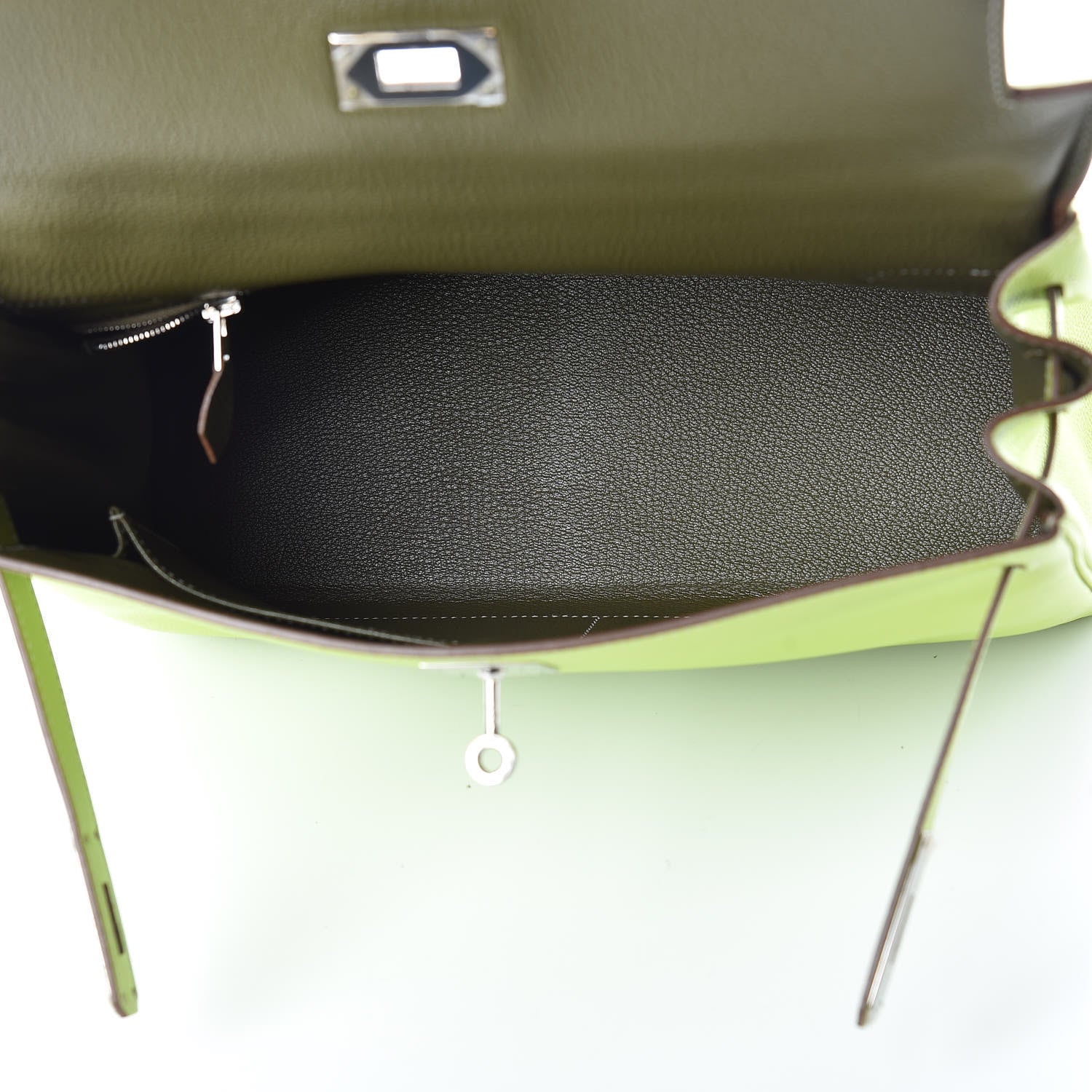 Hermes Epsom Candy Kelly Retourne 32 Kiwi Lichen 15 of 39