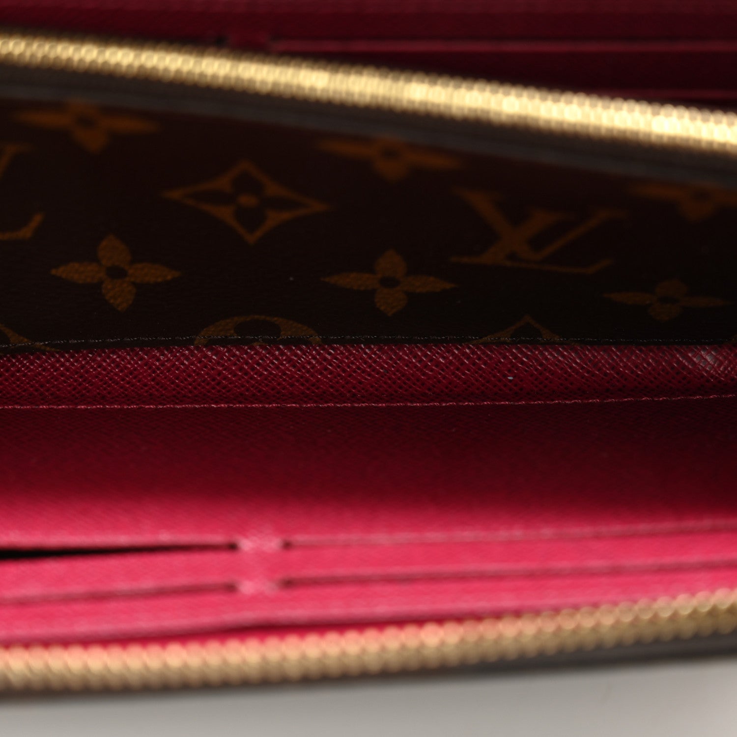 Louis Vuitton Monogram Clemence Wallet Fuchsia 7 of 13