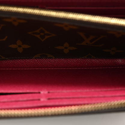 Louis Vuitton Monogram Clemence Wallet Fuchsia 7 of 13