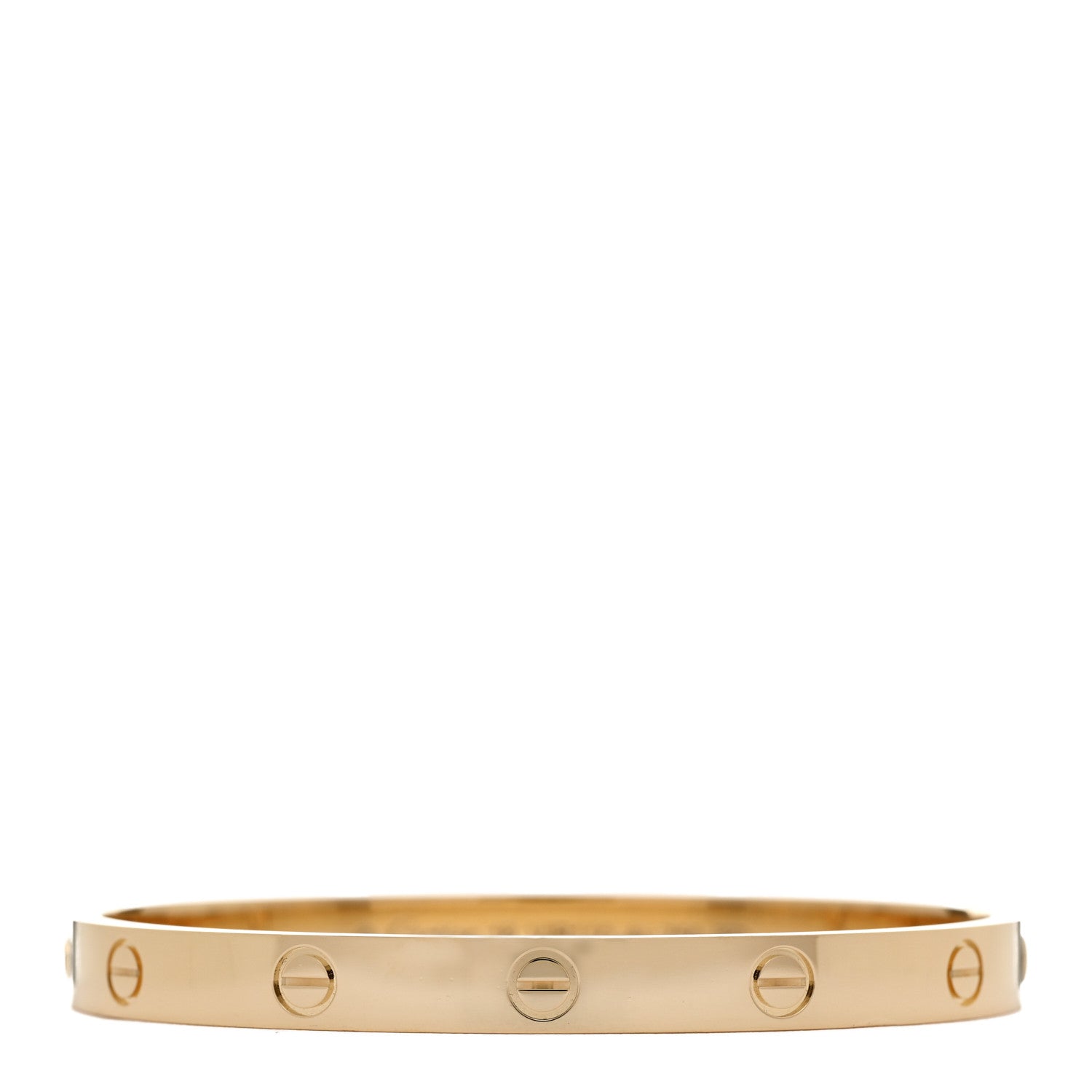 Cartier 18K Yellow Gold LOVE Bracelet 18 1 of 9