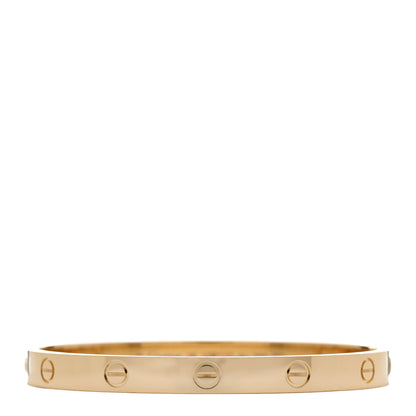 Cartier 18K Yellow Gold LOVE Bracelet 18 1 of 9