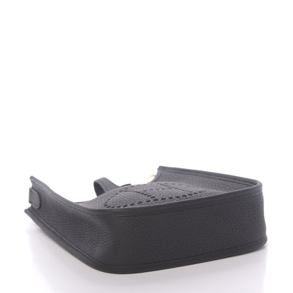 Hermes Taurillon Clemence Evelyne TPM Black 4 of 11