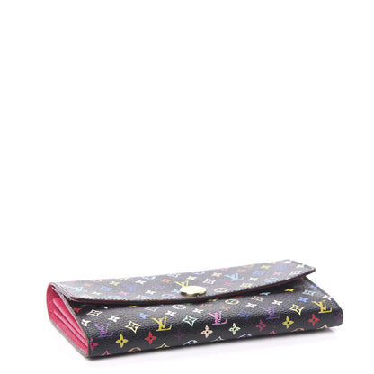 Louis Vuitton Monogram Multicolor Sarah Wallet Black Grenade 3 of 7