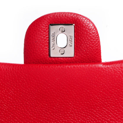 Chanel Caviar Quilted Mini Square Flap Red 8 of 9