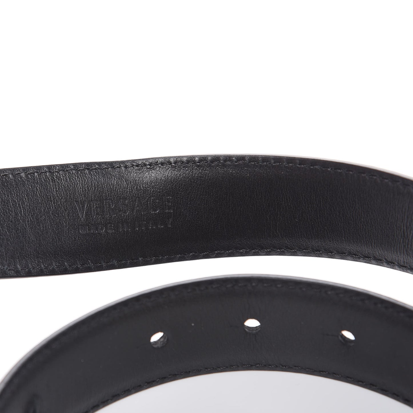 Calfskin Palazzo Medusa Belt 95 38 Black