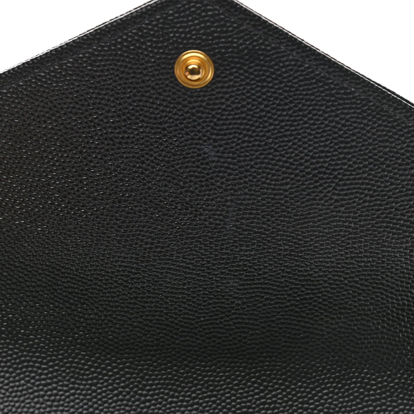 Grain De Poudre Matelasse Chevron Monogram Chain Wallet Black