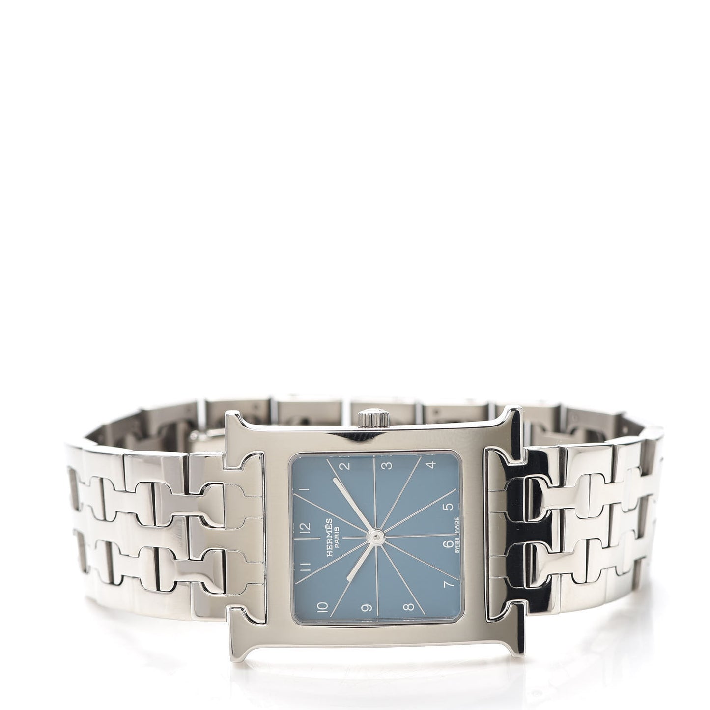 Stainless Steel 26mm Heure H Hour Quartz Watch Blue