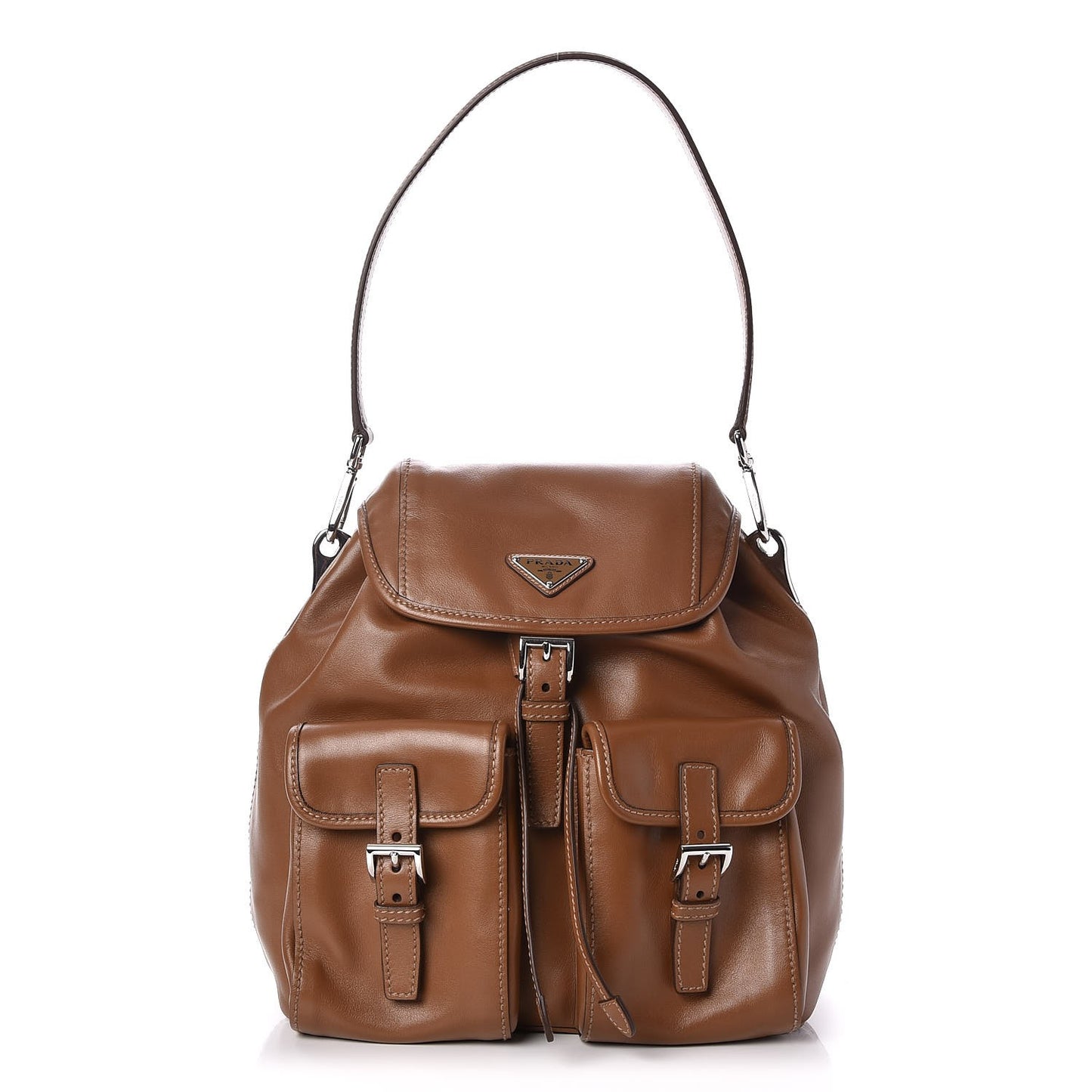 Soft Calf Shoulder Bag Cannella