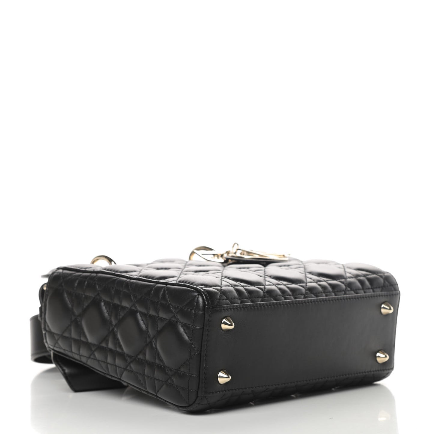 Lambskin Cannage Small My ABCDior Lady Dior Black