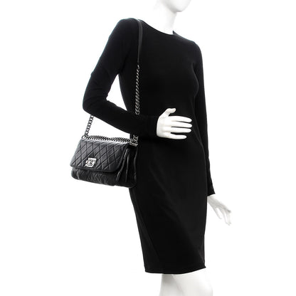 Chanel Lambskin Quilted Soft Boy Flap Black 2 of 11