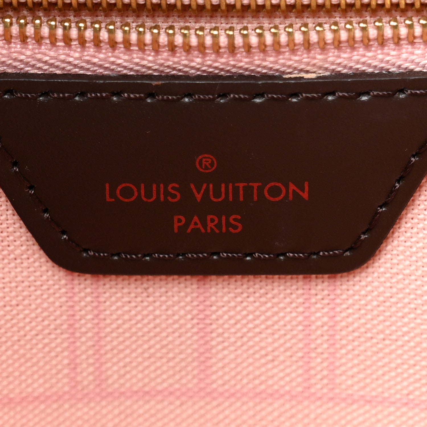 Louis Vuitton Damier Ebene Neo Neverfull MM Rose Ballerine 6 of 13