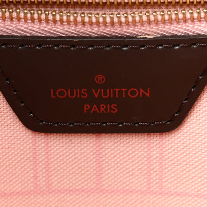 Louis Vuitton Damier Ebene Neo Neverfull MM Rose Ballerine 6 of 13