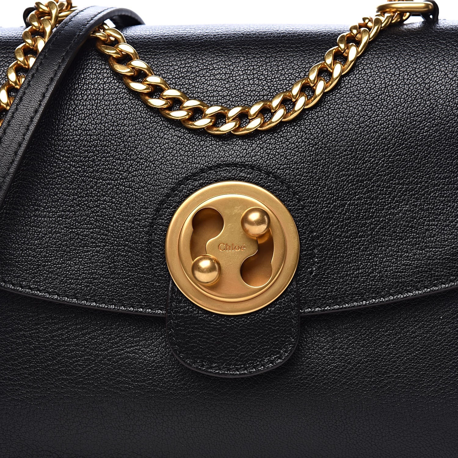 Chloe Goatskin Medium Mily Shoulder Bag Black 12 of 12