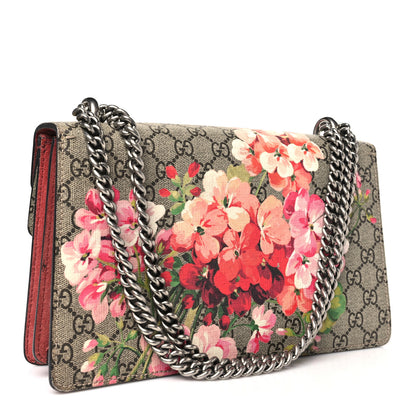 Gucci GG Supreme Monogram Blooms Small Dionysus Shoulder Bag Beige Multicolor Dry Rose 3 of 10