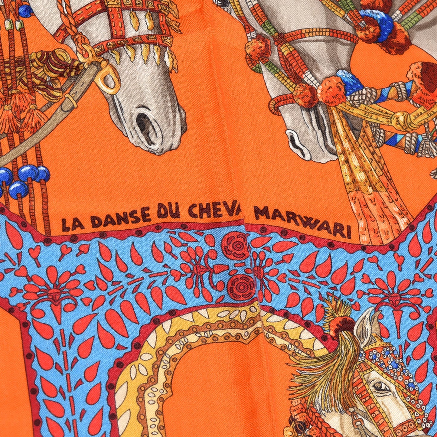 Cashmere Silk La Danse Du Cheval Marwari Shawl 140