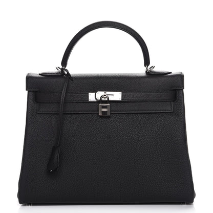 Hermes Togo Kelly Retourne 32 Black 1 of 31