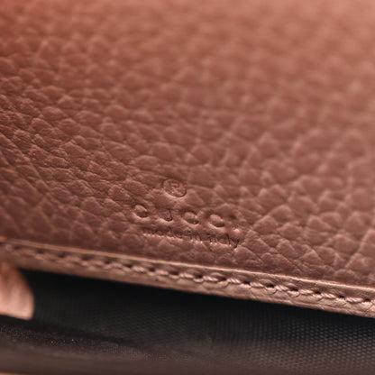 Gucci Dollar Calfskin GG Supreme Monogram GG Marmont Zip Around Wallet Light Pink Beige White 8 of 9