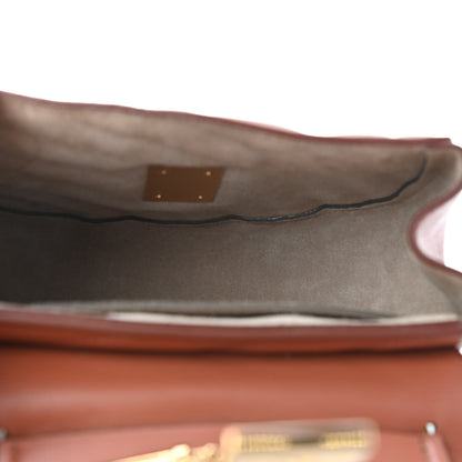 Chloe Calfskin Quilted Mini Drew Bijou Shoulder Bag Chestnut Brown 4 of 4