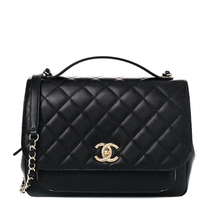 Chanel Caviar Quilted Large Business Affinity Flap Black 1 of 16