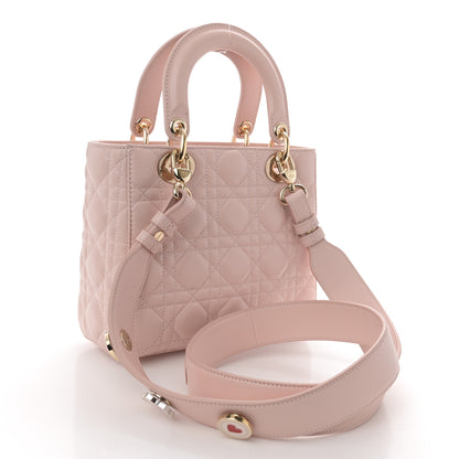Christian Dior Lambskin Cannage Small Lucky Badges My Lady Dior Light Pink 3 of 10