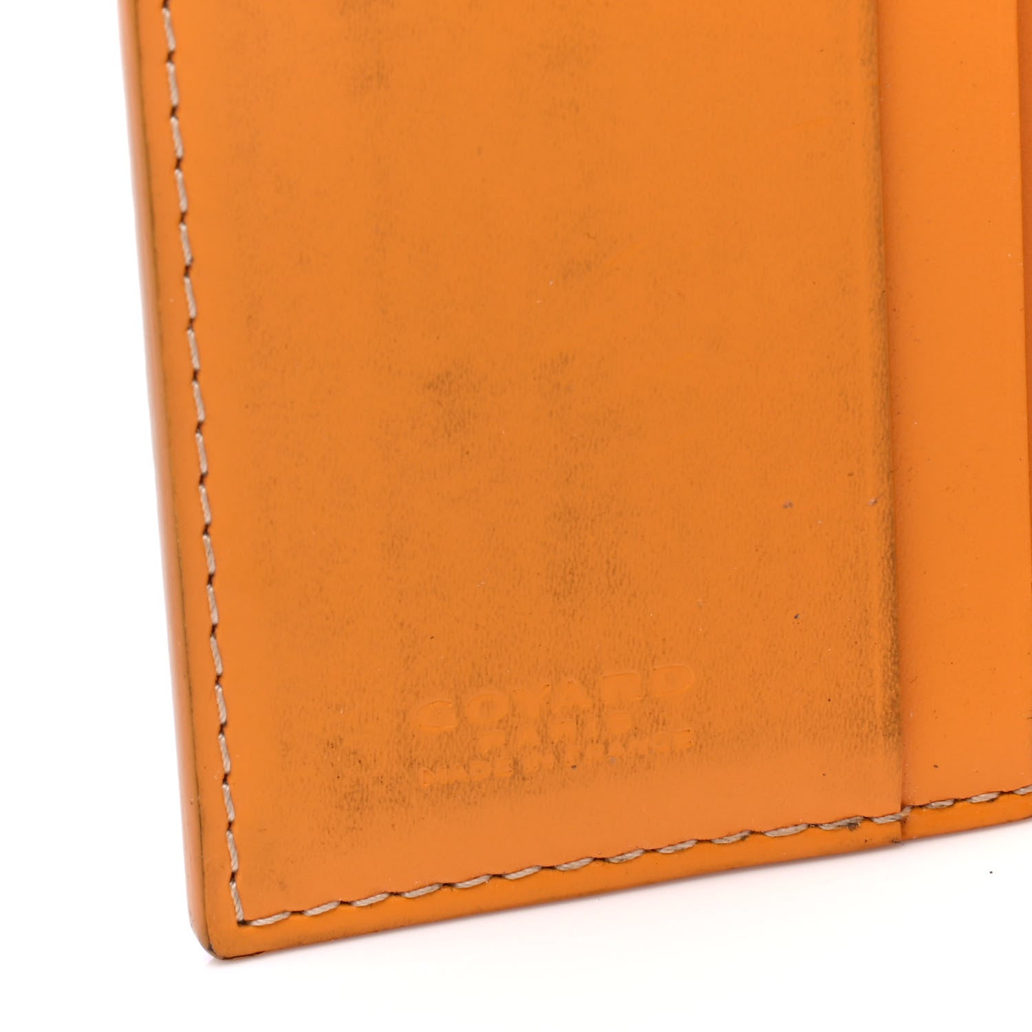 Goyard Goyardine Saint Marc Card Holder Yellow 4 of 6