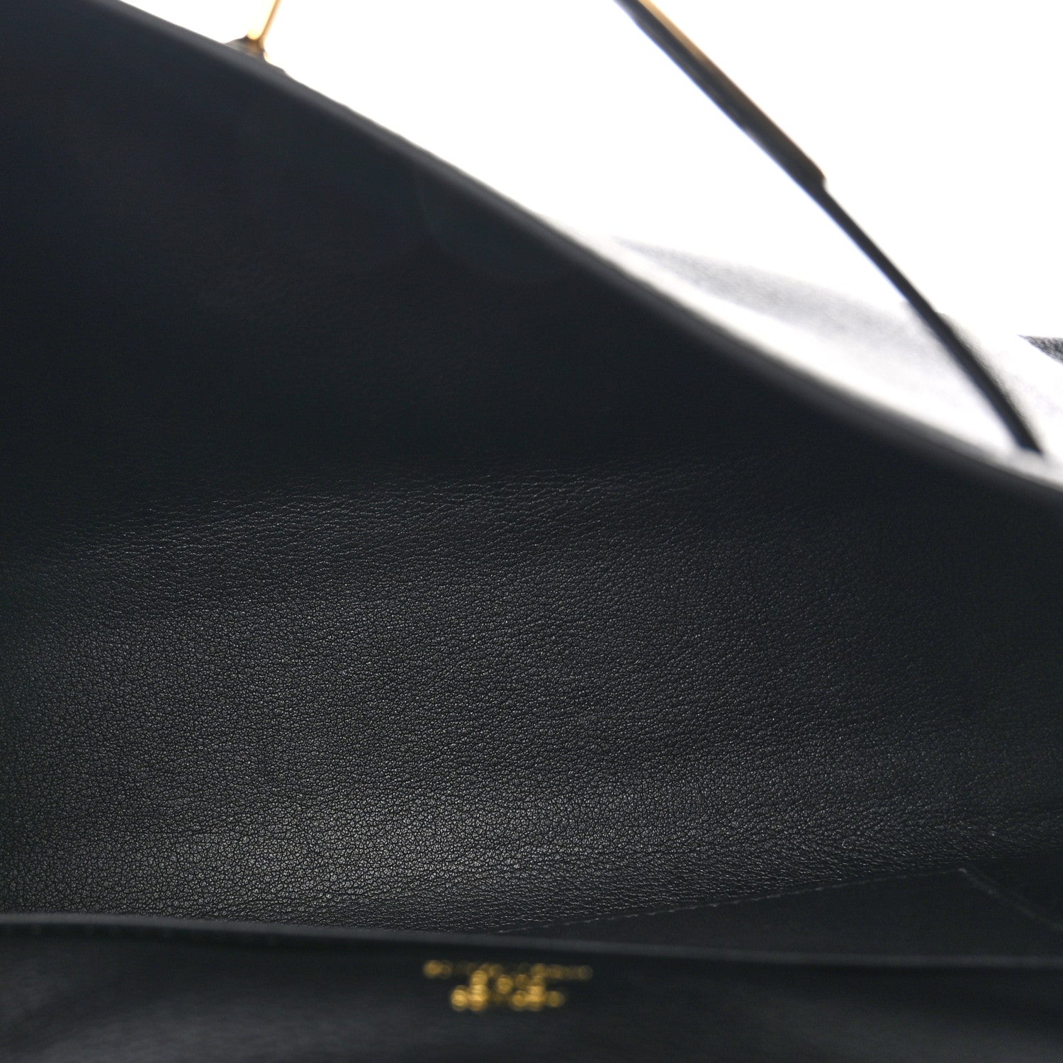 Hermes Swift Kelly Pochette Clutch Black 5 of 10