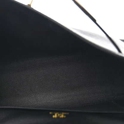 Hermes Swift Kelly Pochette Clutch Black 5 of 10