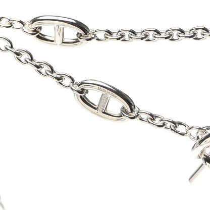 Hermes Sterling Silver Farandole Necklace 120 4 of 5