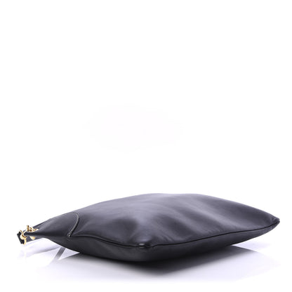 Celine Lambskin Shoulder Bag Black 5 of 12
