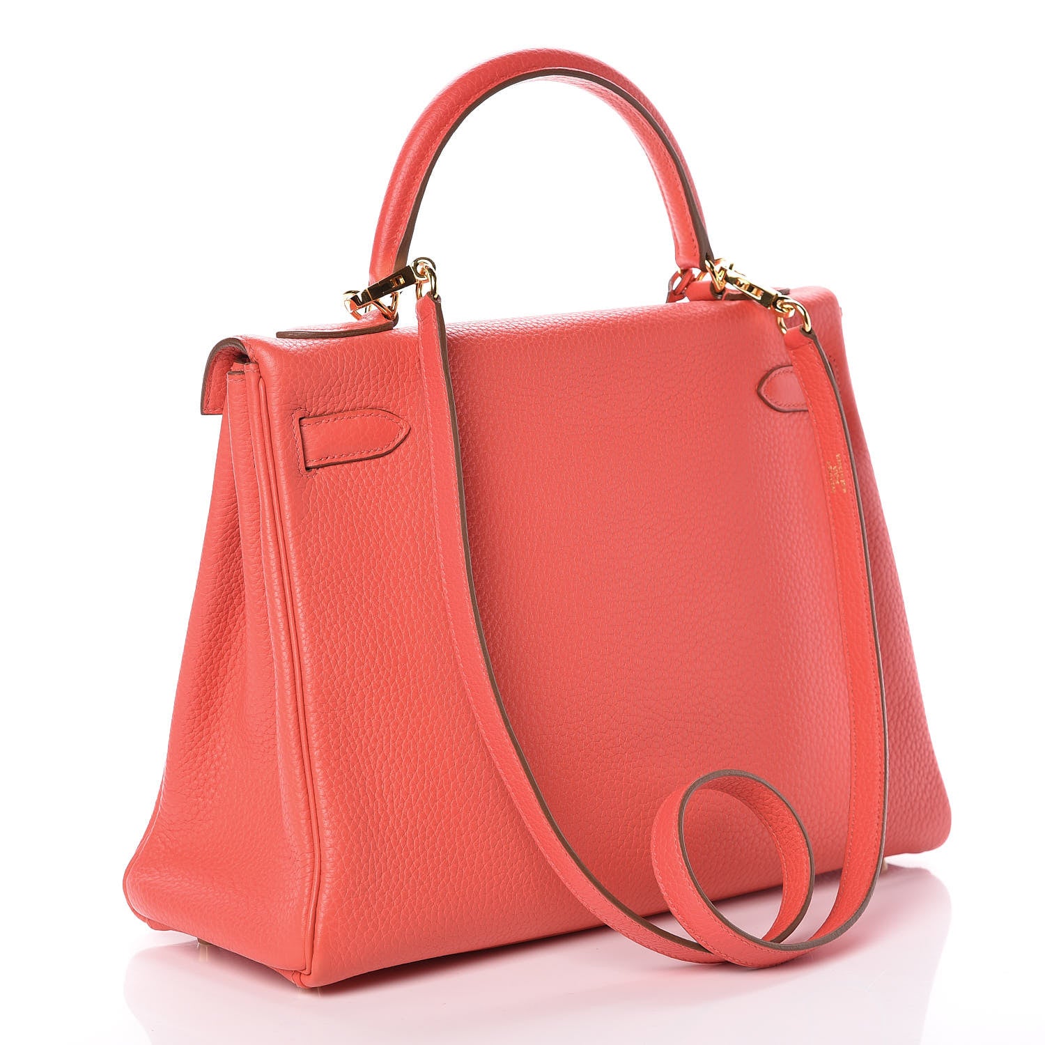 Hermes Taurillon Clemence Kelly Retourne 32 Rose Jaipur 3 of 36