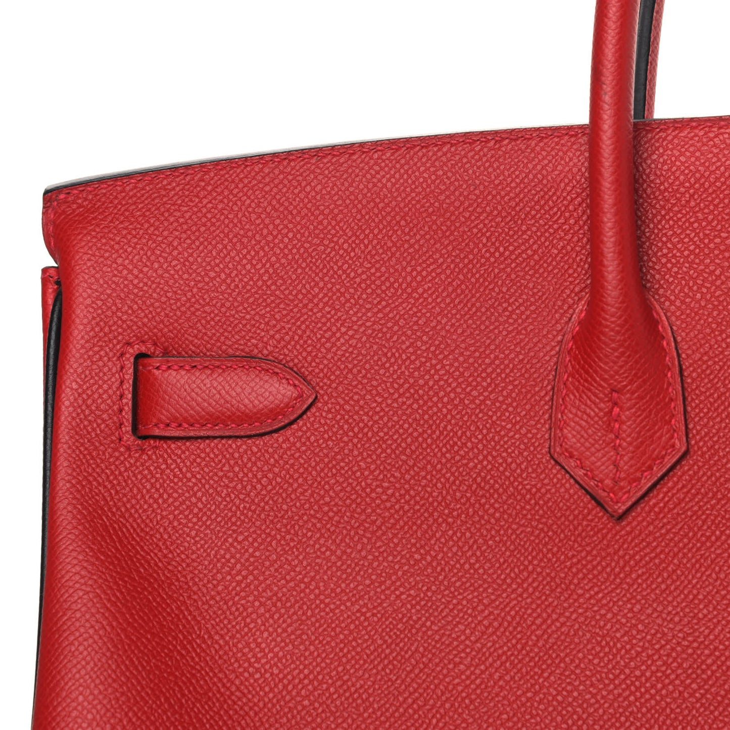Epsom Horseshoe Birkin 40 Rouge Casaque Black
