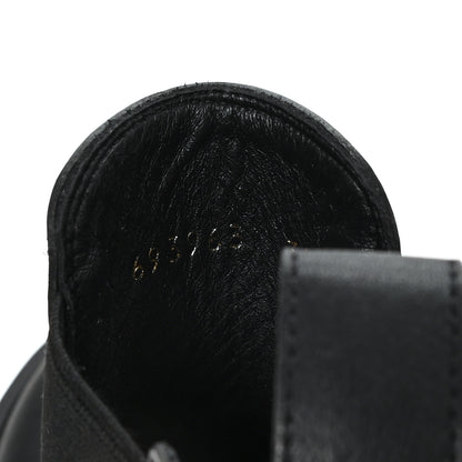 Balenciaga Smooth Calfskin Bulldozer Chelsea Boots 38 Black 9 of 10