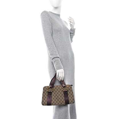 Gucci Monogram Small Bamboo Tote Bronze 2 of 12