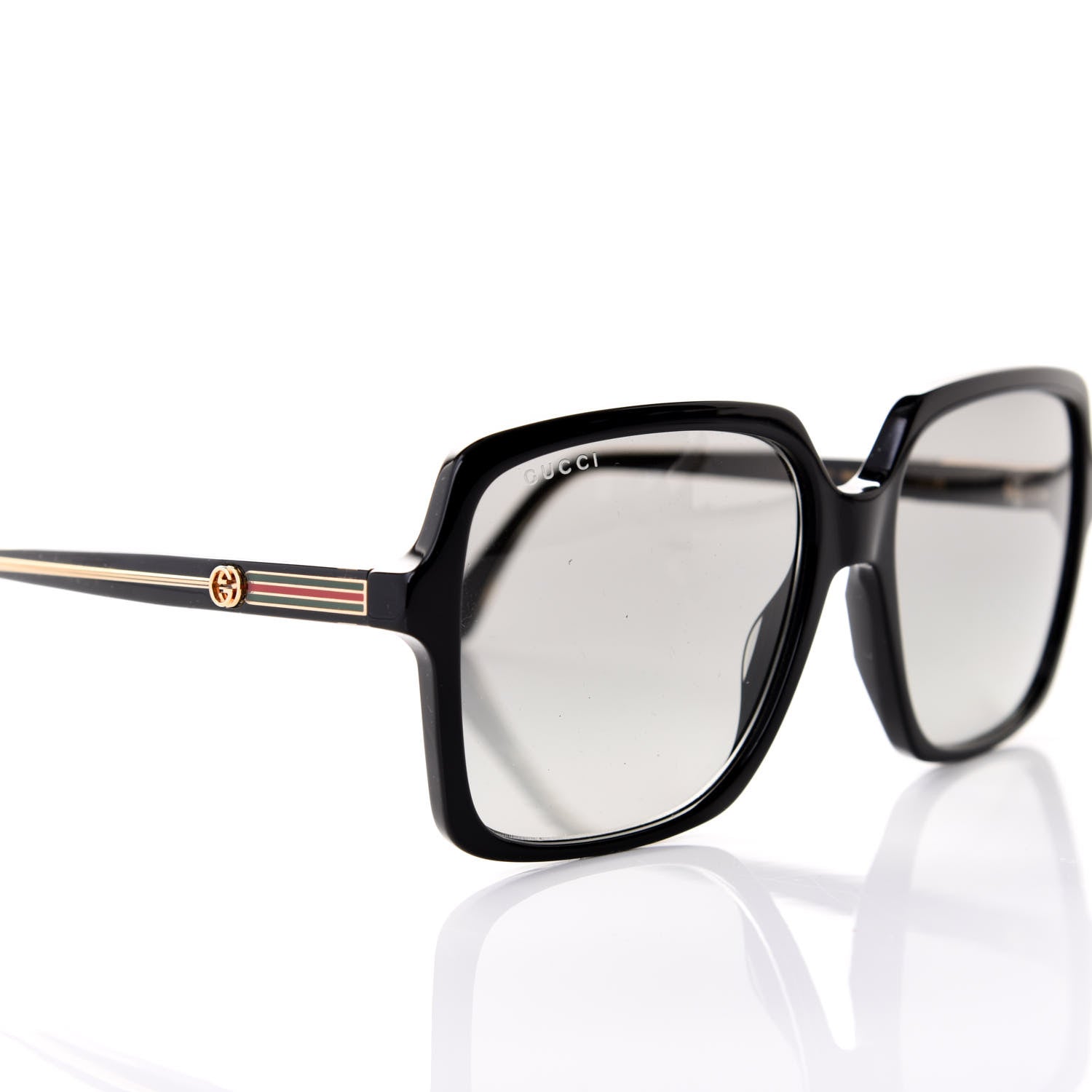Gucci Web Sunglasses GG GG0375S Black 7 of 8