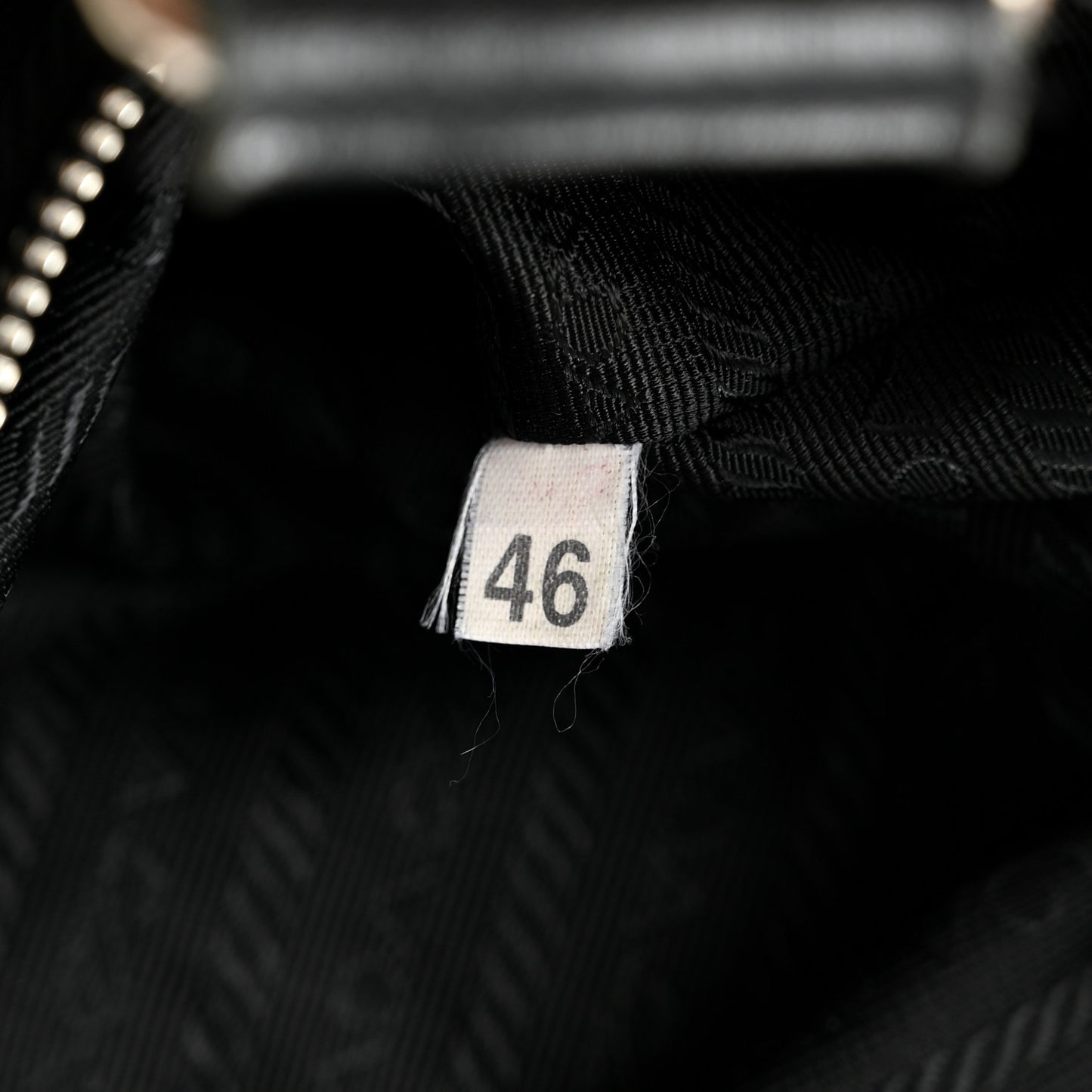 Tessuto Nylon Moon Shoulder Bag Black