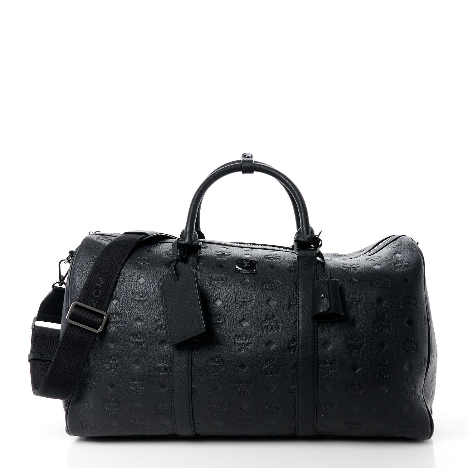 MCM Calfskin Ottomar Duffle Bag Black 1 of 14