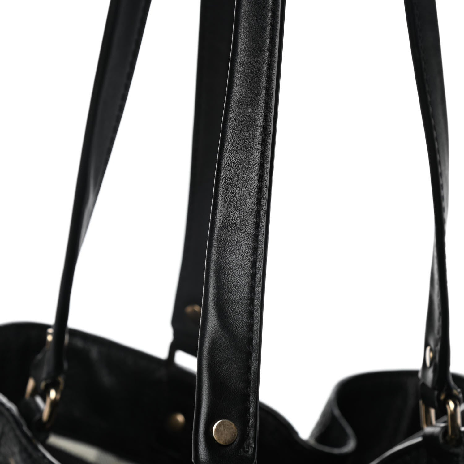 Burberry Grainy Calfskin House Check Medium Maidstone Black 17 of 18